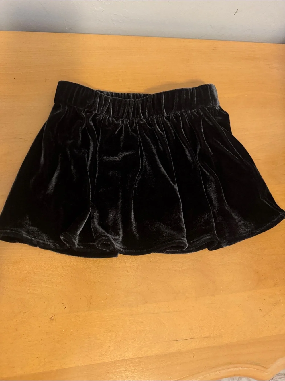GAP Black Velvet Girls Skirt